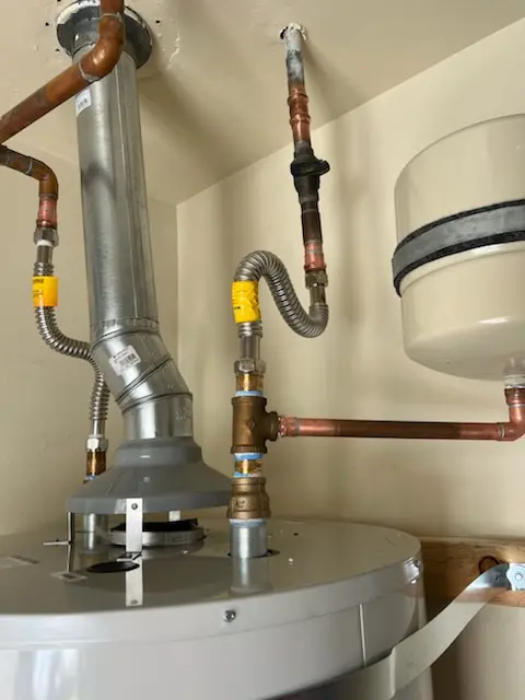 Water heater installation and plumbing repair in West Barnstable